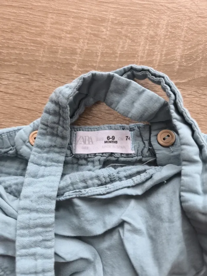 Salopette légère Zara 6-9 mois 74 cm - photo numéro 2