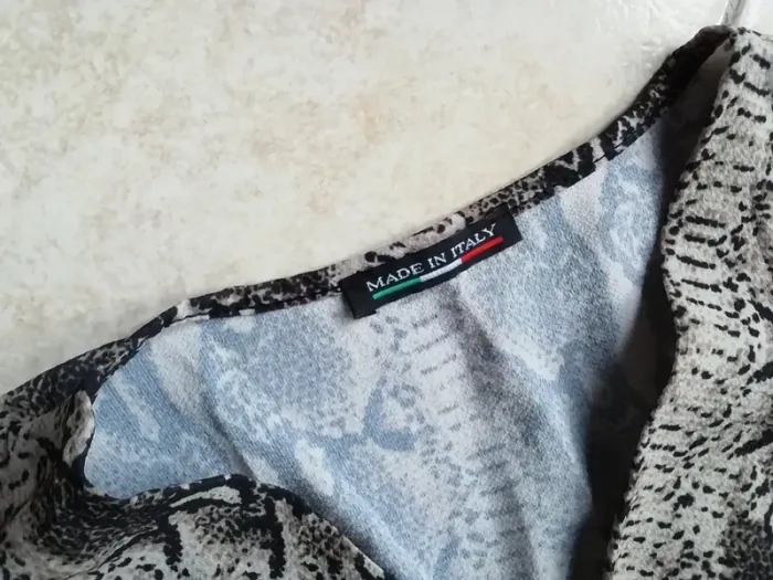 Longue Robe Manches longues Made In Italy Taille XS - XS/S Neuve!! - photo numéro 4