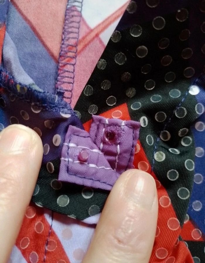Chemisier femme rouge violet - photo numéro 14