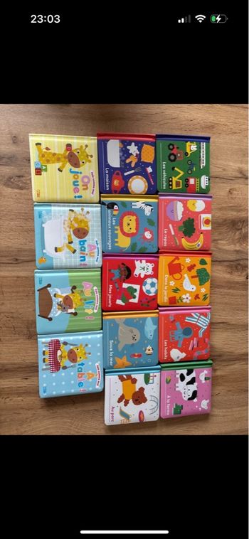 Lot de 14 petits livres bébé en parfait état