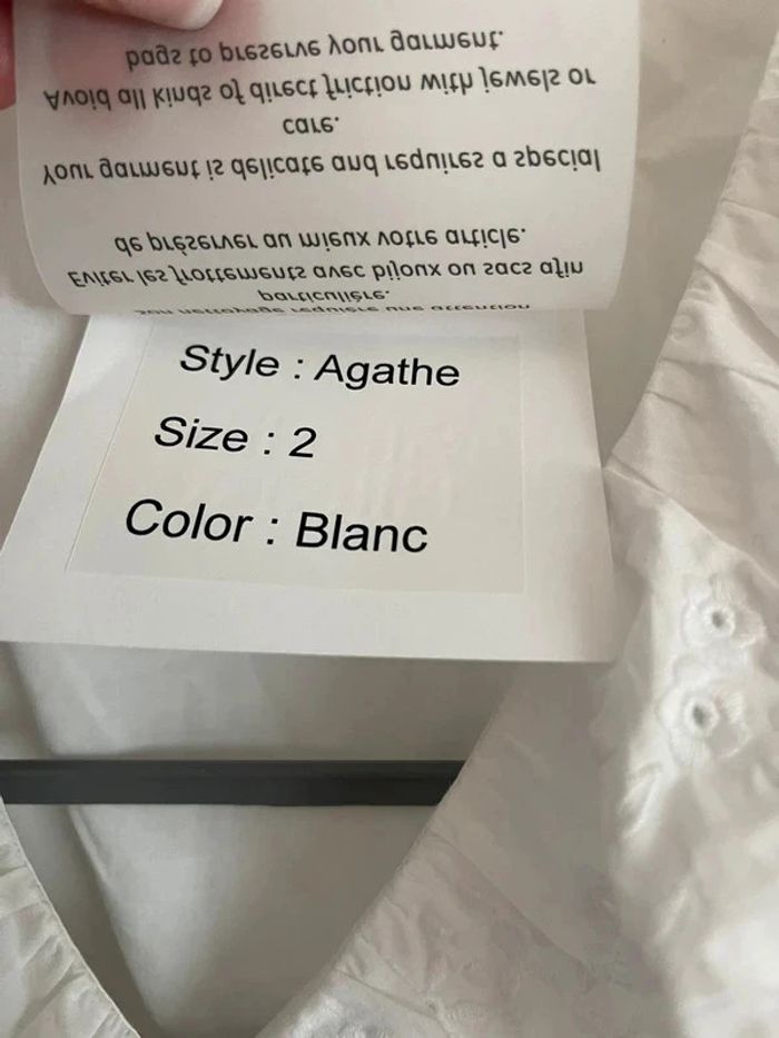 top cache coeur court studio bllanc broderie - photo numéro 4