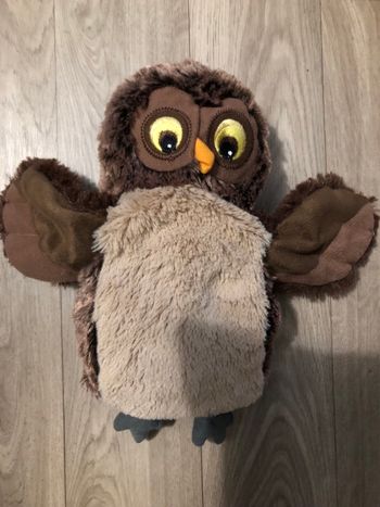 Doudou marionnette chouette hibou