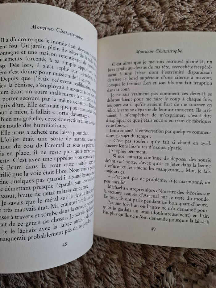 Roman Monsieur Chatastrophe de Chris Pascoe en bon état - photo numéro 3
