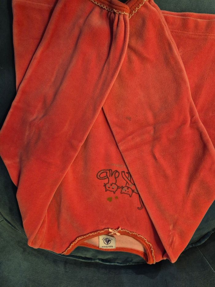 Pyjama velours Petit Bateau t. 4 ans - photo numéro 4