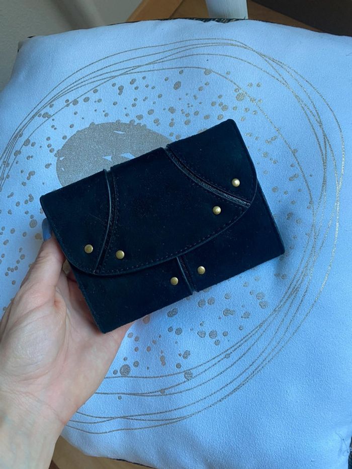 Porte monnaie noir Bonobo neuf - photo numéro 2