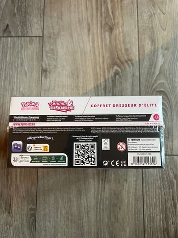 POKÉMON - COFFRET FLAMME BLANCHE - ETB EV 10.5 - FR NEUF & DÉFAUT SCELLAGE - photo numéro 7