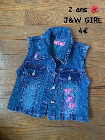 Veste sans manches 🌺 24 mois 🌺 J&W GIRL