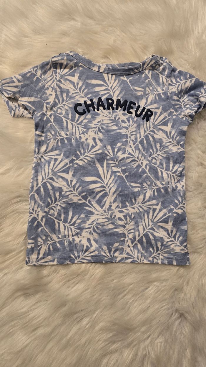 NEUFS (non portés) 🤩😍💙ensemble teeshirt mc et short 4 ans garçon 💙😍🤩 - photo numéro 2