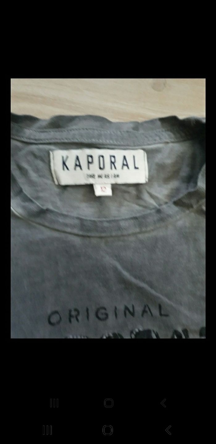 T-shirt garçon kaporal 12 ans - photo numéro 3