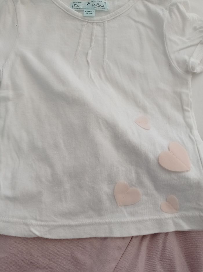 pantalon et tee shirt taille6 mois Réf R193 B6 - photo numéro 3
