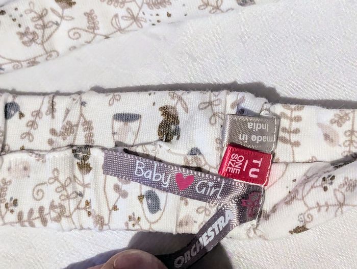 Serre Tête Bandeau Blanc Elastique Feuilles Escargots Nature Accessoire Petits Enfants Bébés - photo numéro 5