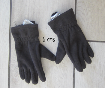 Gants polaire taille 6 ans