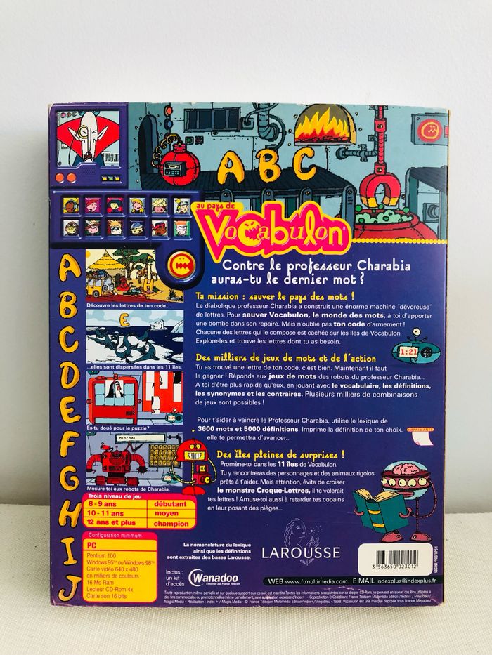 Jeu vidéo pc ordinateur rétro gaming vocabulon - photo numéro 2