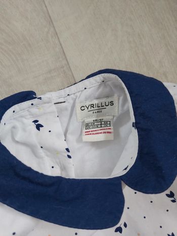 🦋 Robe Cyrillus 6 mois