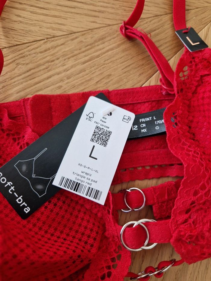 Soutien gorge brassière bralette Undiz taille L neuf - photo numéro 3