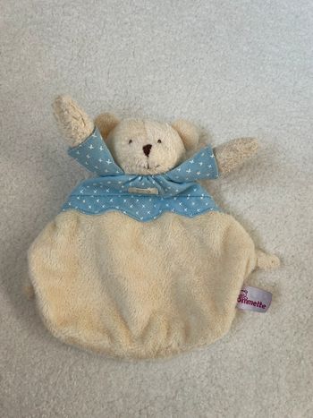 Doudou plat pommette ours