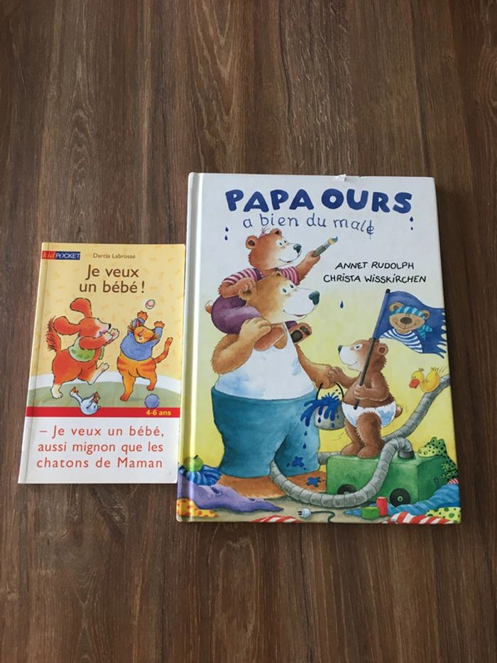 Papa ours a bien du mal
