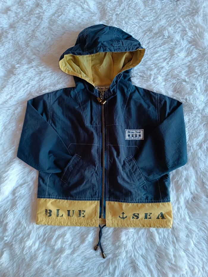 Veste coupe-vent bicolore T. 2 ans Blue Sea - photo numéro 2