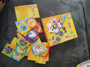 Jeux domino a la ferme