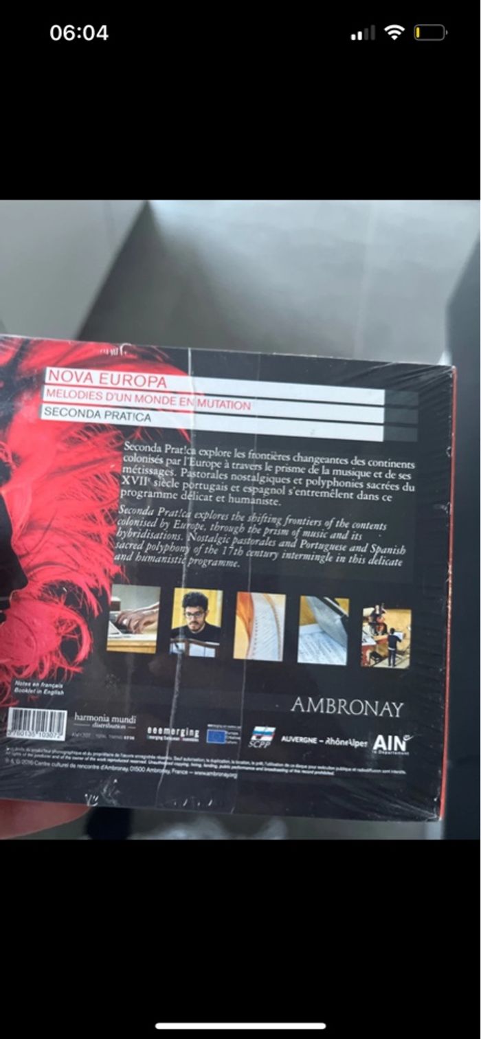 Cd Nova Europa melodies d’un monde en mutation  seconda pratica - photo numéro 7