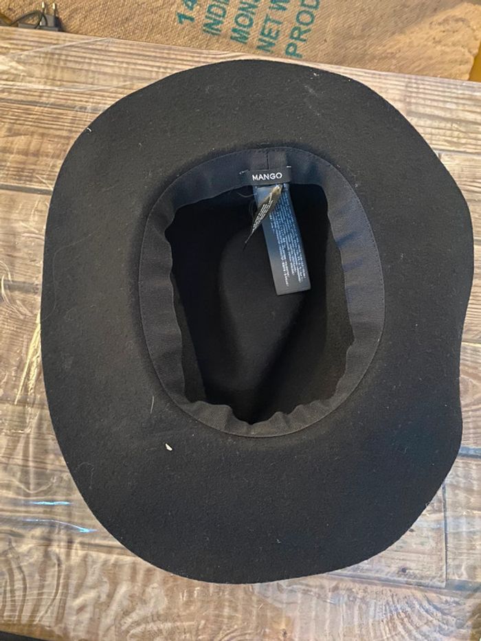 chapeau noir mango - photo numéro 3