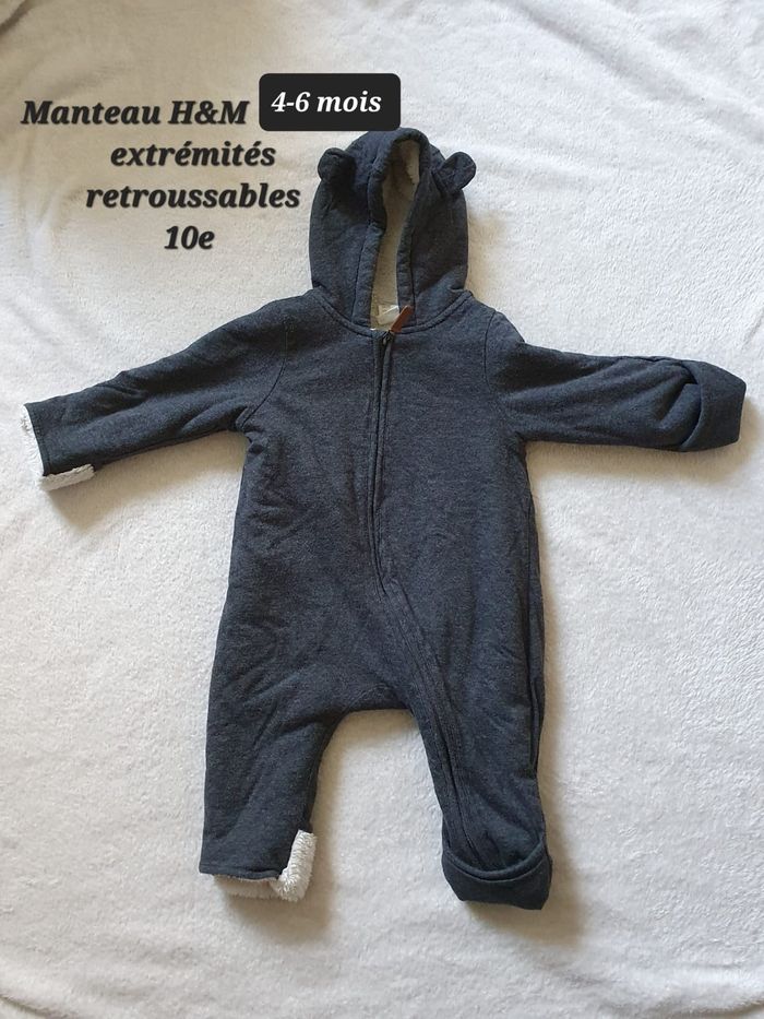 Manteau h&m extrémité retroussable