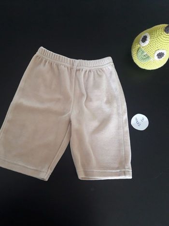 Short velours 3 mois