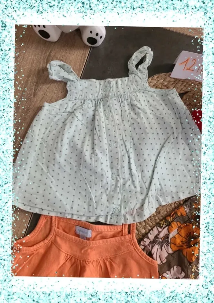 Lot debardeurs 12 mois - photo numéro 3