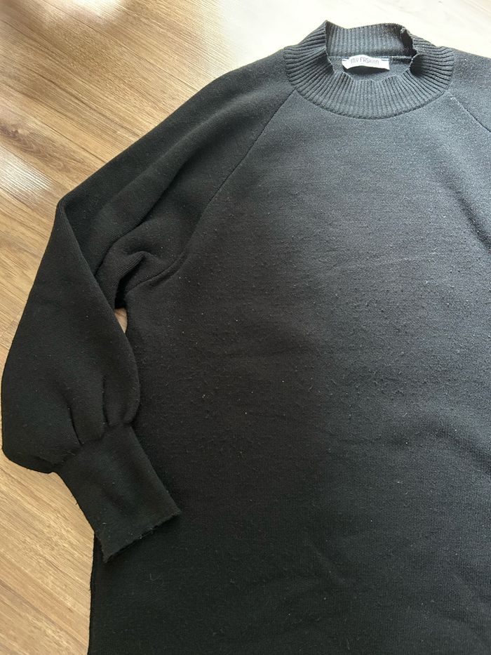 Ensemble noir uni Pull et Pantalon Shein Taille M - photo numéro 2