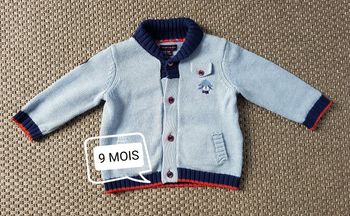 Gilet à boutons garçon - 9 mois