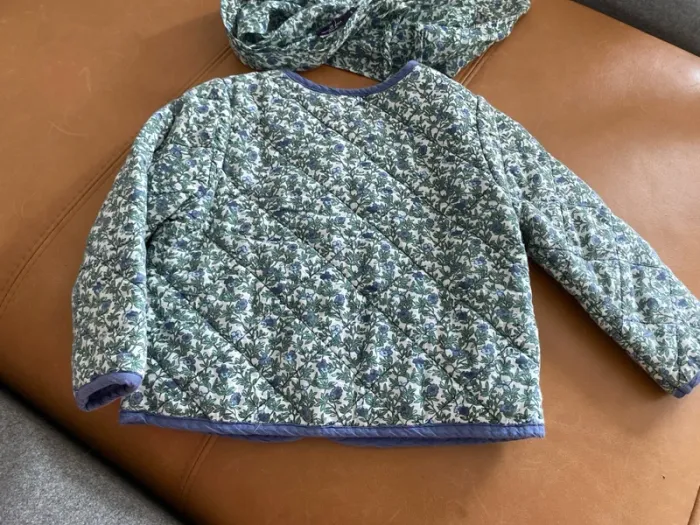 2 ans- Gilet matelassé sergent major avec foulard assorti - photo numéro 4
