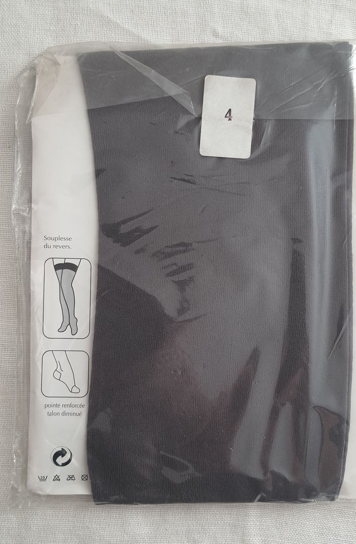 Bas mousse lourd "Cervin" gris foncé - photo numéro 3