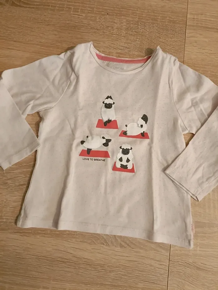 T-shirt blanc - 2 ans - obaïbi