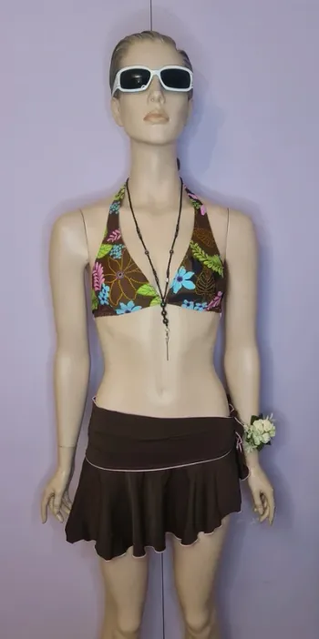 Maillot de bain 3 pièces femme