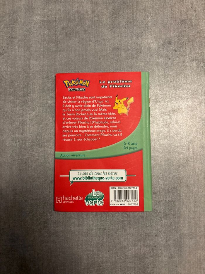 Livre Pokémon, noir et blanc, le problème de Pikachu - photo numéro 2