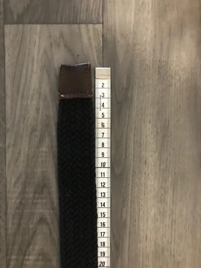 Ceinture homme la halle 100 cm noir - photo numéro 3