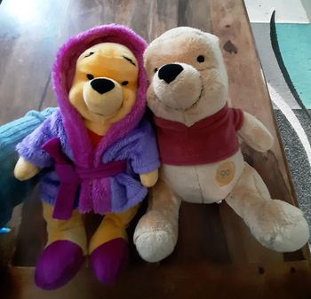 Lot peluches winnie l'ourson