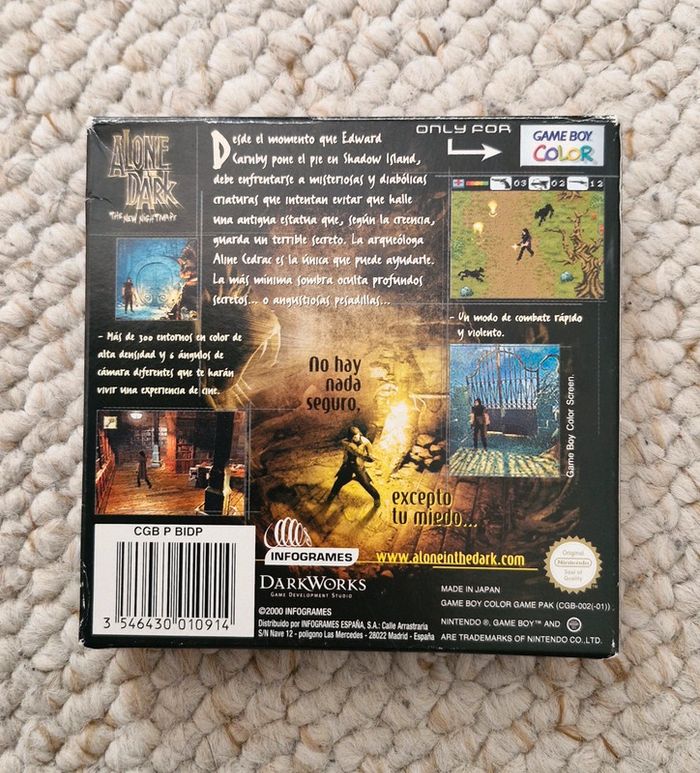 Alone in The Dark The New Nightmare Game Boy Color - photo numéro 3