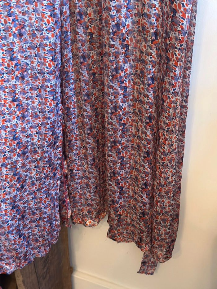 Robe longue modèle Maya à fleurs lurex Opullence Paris taille S - photo numéro 6