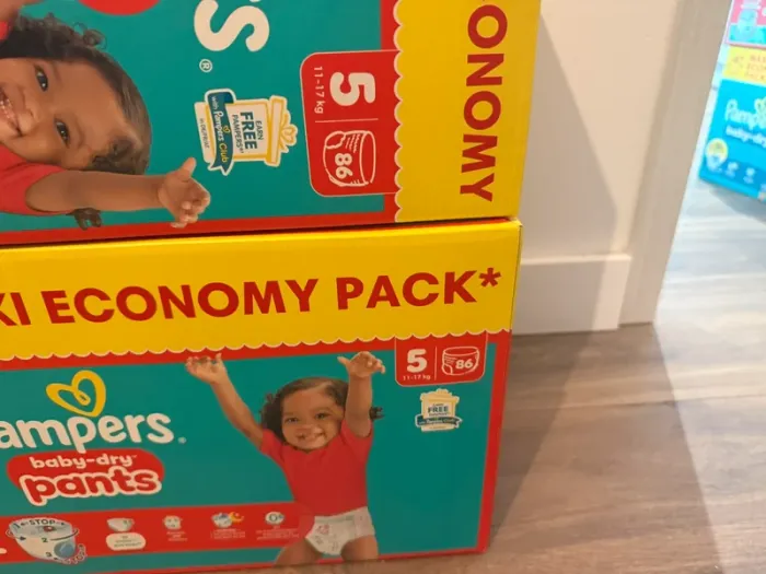 Couches Pampers baby dry pants taille 5 - photo numéro 2