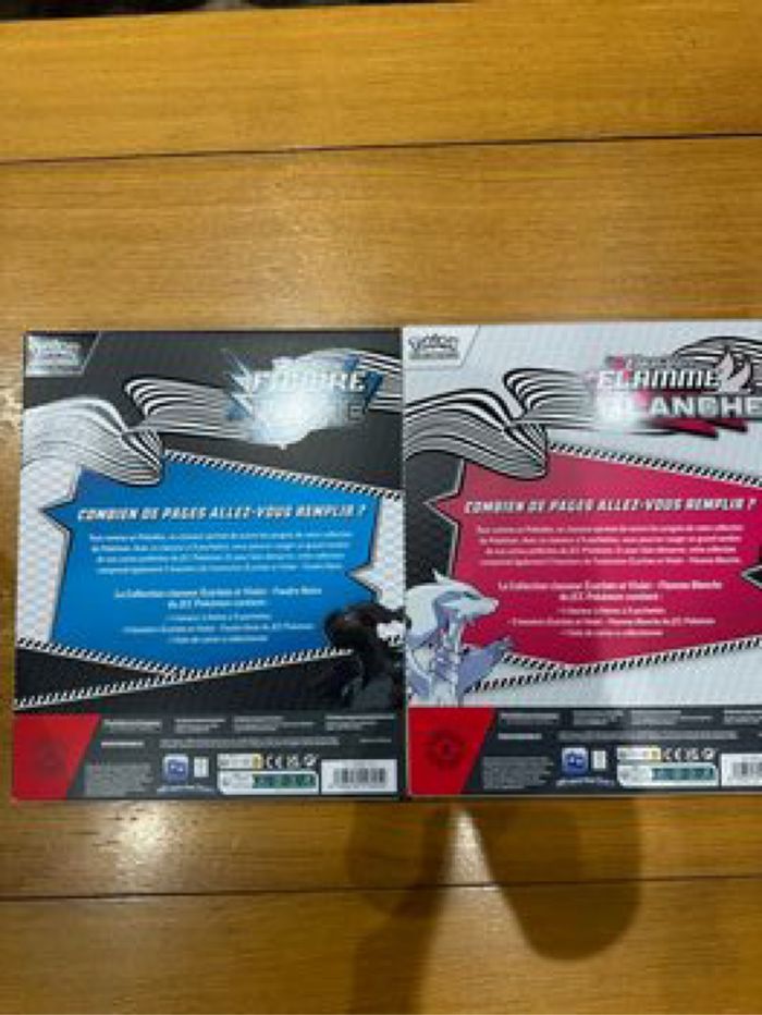 Coffret Classeur Pokémon Foudre Noire Et Flamme Blanche EV10.5 - photo numéro 2