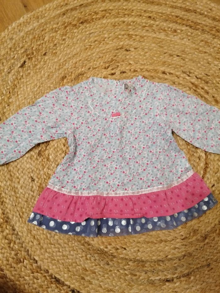 Robe tunique fille 12 mois