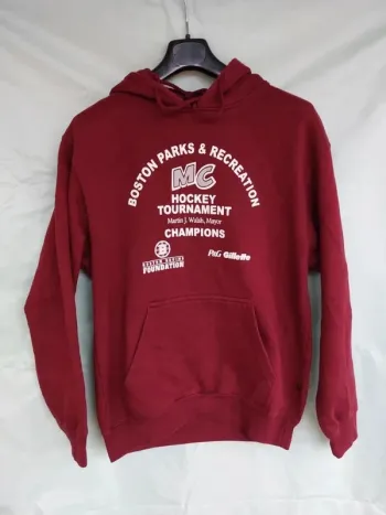 Sweat à capuche mixte Boston Parks Hockey Taille M