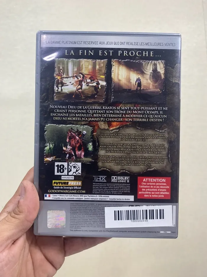 🎮 Jeu God of War II - PlayStation 2 (version Platinum) - photo numéro 2