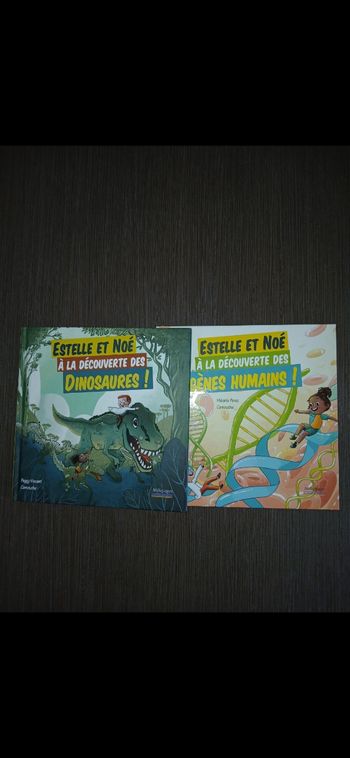 Lot de 2 livres est-elle et noe a la découverte des
