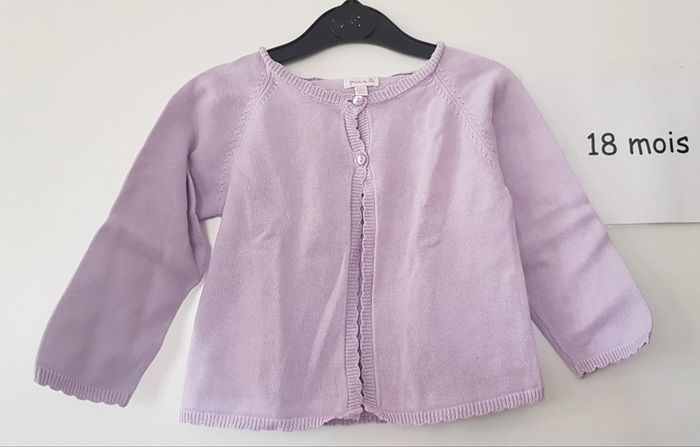 Gilet grain de blé 18 mois