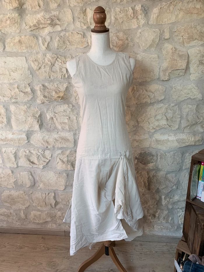 Joli robe longue asymétrique Mim taille 38 - photo numéro 2