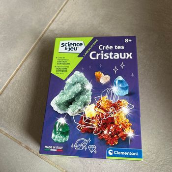Jeu science, crée tes cristaux