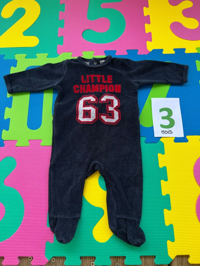 Lot de 7 pyjamas 3 mois - photo numéro 3