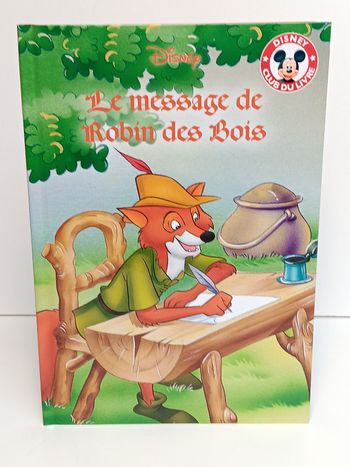 Livre Disney club du livre Le message de Robin des bois